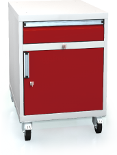 Mobile cabinet for workbenches 820 x 555 x 600 - door-drawer